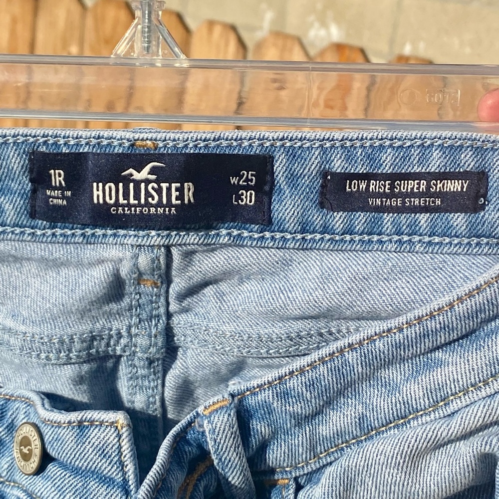 Low rise skinny vintage feel jeans